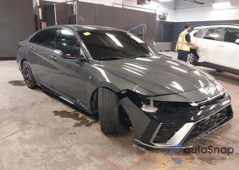 2024 Hyundai Elantra N Line from USA, damaged, VIN KMHLR4DF0RU738679